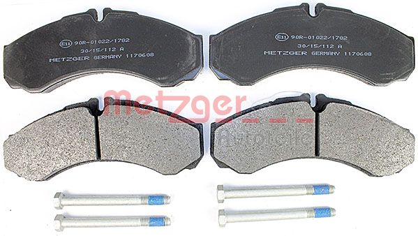 METZGER 1170608 Bremsbelagsatz, Scheibenbremse